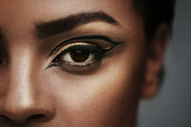 istock Winged eyeliner never goes out of style 1214641044