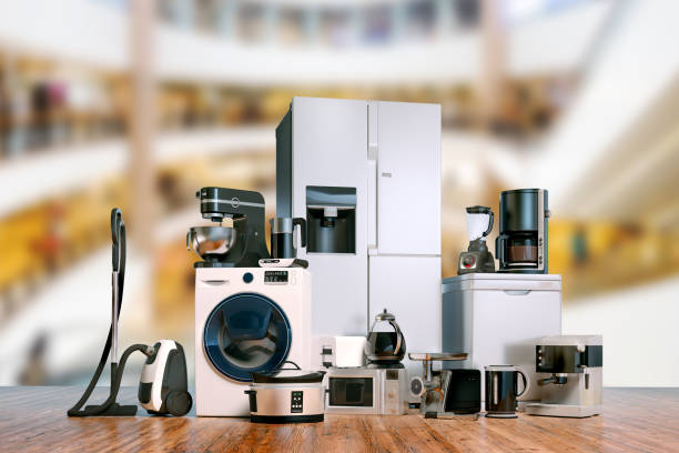 istock 3d render of home appliances collection set 1214643908