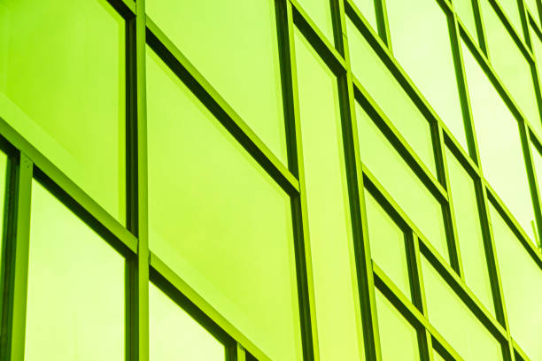 istock Abstract commercial building glass wall 1214644948