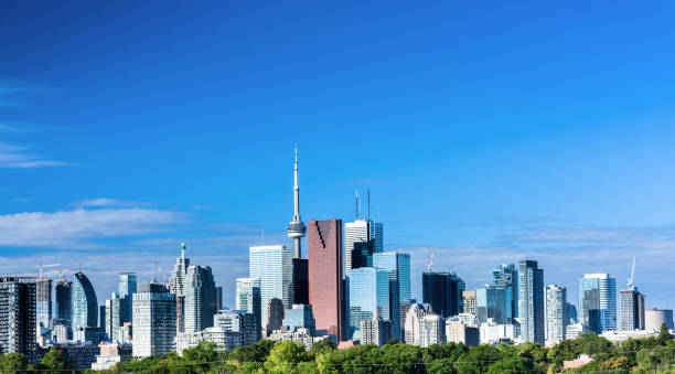 istock Toronto city view from Riverdale Avenue. Ontario, Canada 1214645111