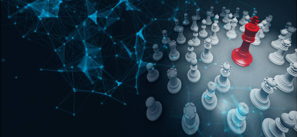 istock business chess strategy ideas concept 3d rendering chess with connecting virtual line connected futuristic technoligy creative ideas 1214655889