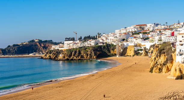 istock Albufeira beach in Algarve ,Portugal 1214656737