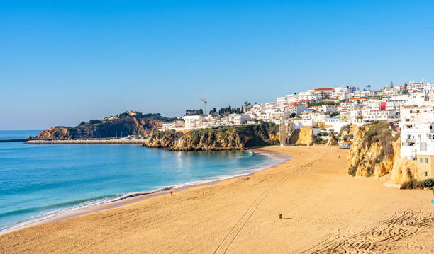 istock Albufeira beach in Algarve ,Portugal 1214656739