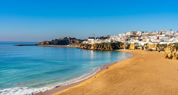 istock Albufeira beach in Algarve ,Portugal 1214656896