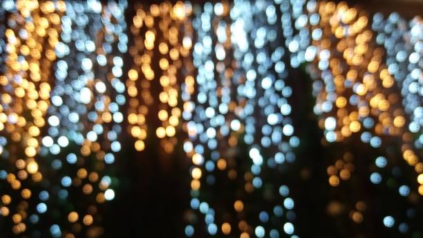 istock Defocused Image Of Illuminated Lights At Night 1214657678