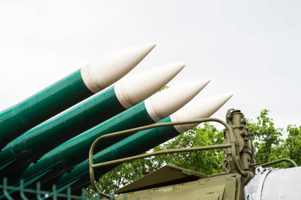 istock Modern russia military launched intermediate-range missiles 1214659666