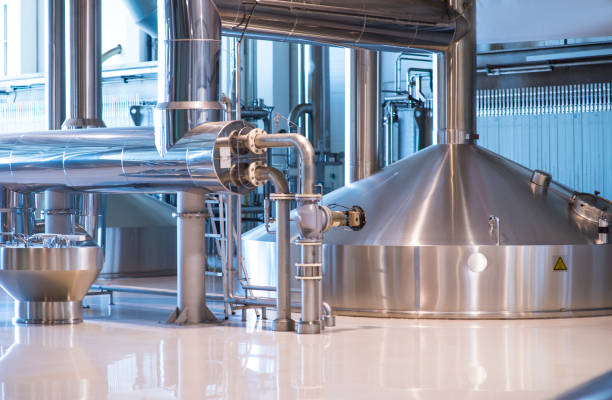 istock Tanks for beer storage. Modern Brewing Production. 1214660334