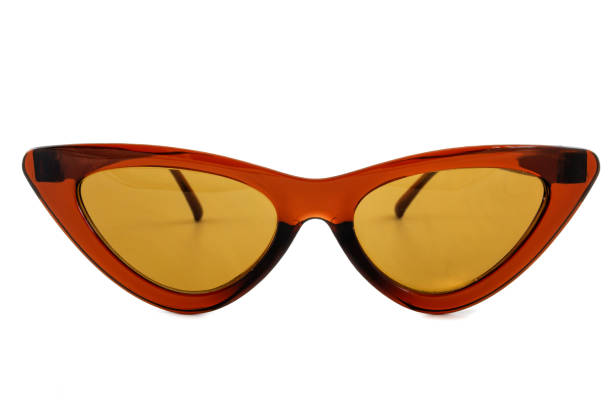 istock Brown Cat Eye Sunglasses Isolated on White 1214663358