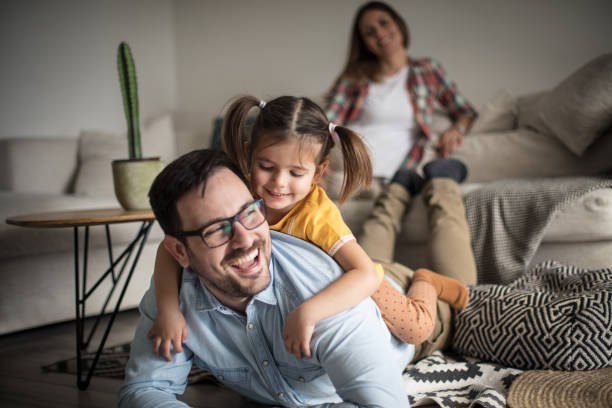 istock Dad knows how to entertain me. 1214665469