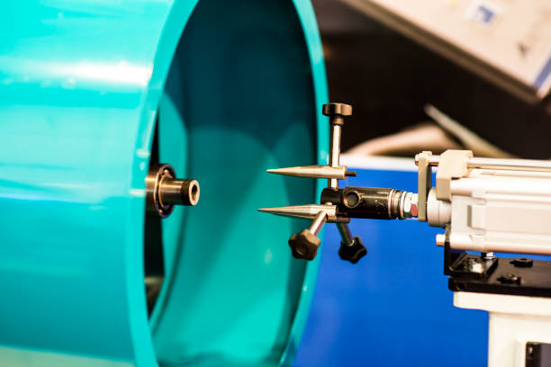 istock metalworking concept industry, tooth gear cogwhell machining by cutting mill tool 1214666519
