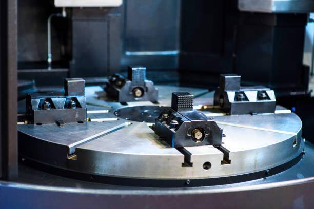 istock Molding made with 3D printing inserted into an injection molding machine to realize small series of metal products 1214666523