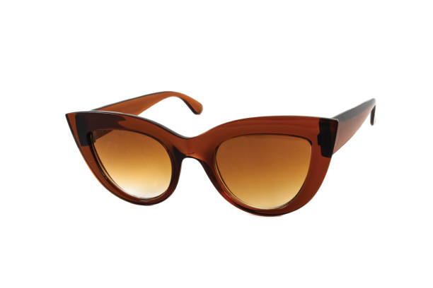 istock Brown Cat Eye Sunglasses Isolated on White 1214668668