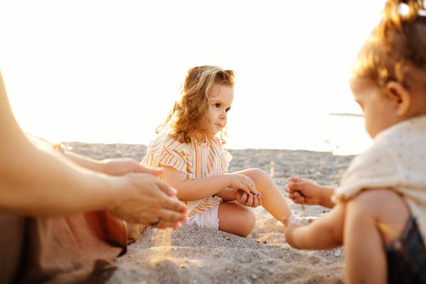 istock Two little girls having fun 1214677062
