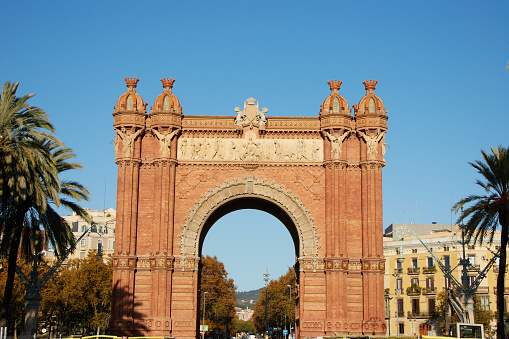 The Arc de Triomf or Arco de Triunfo in spanish, is a triumphal arch in the city of Barcelona in Catalonia, Spain.