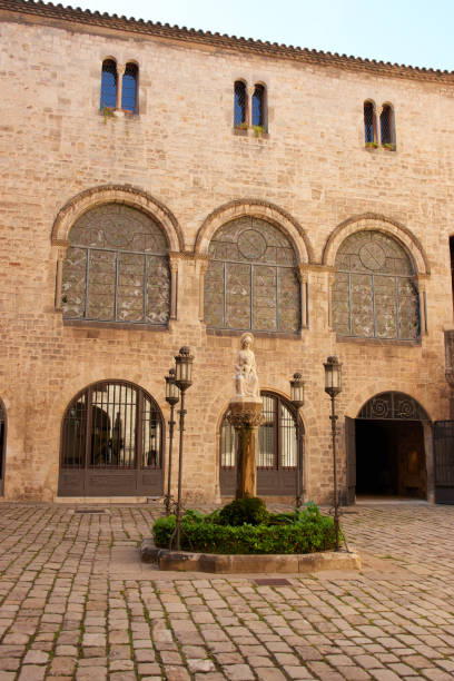 istock Buildings in the Gothic Quarter in Barcelona, Spain 1214687103