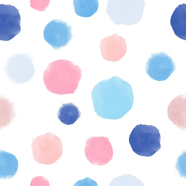 Vector illustration of Watercolor vector pattern