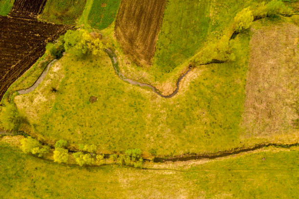 istock Above view in rural scene 1214694414