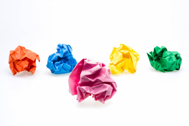 istock Crumpled paper leader concept 1214695449