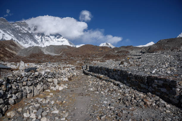 istock Mountain view around Chukhung village 1214696419