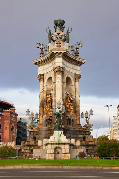 istock Plaza Espanya in Barcelona, Spain 1214697962