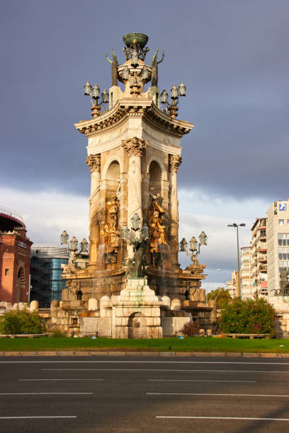 istock Plaza Espanya in Barcelona, Spain 1214698014