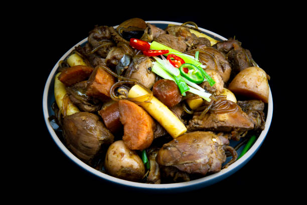 istock Stewed chicken with soy sauce 1214701763
