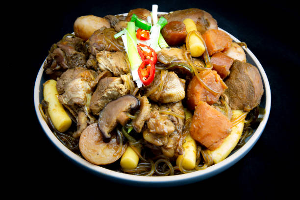 istock Stewed chicken with soy sauce 1214701806