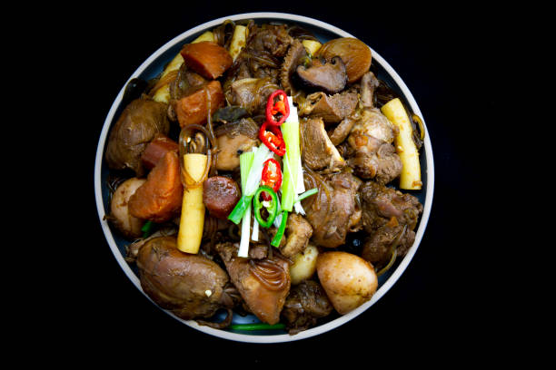 istock Stewed chicken with soy sauce 1214701840