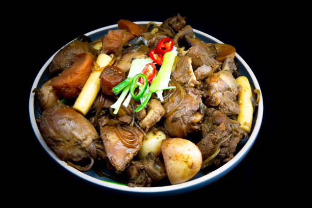 istock Stewed chicken with soy sauce 1214701848