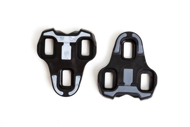 istock Cleats for high competition bicycle cycling shoes. 1214702145