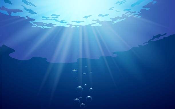 веб - sea background stock illustrations