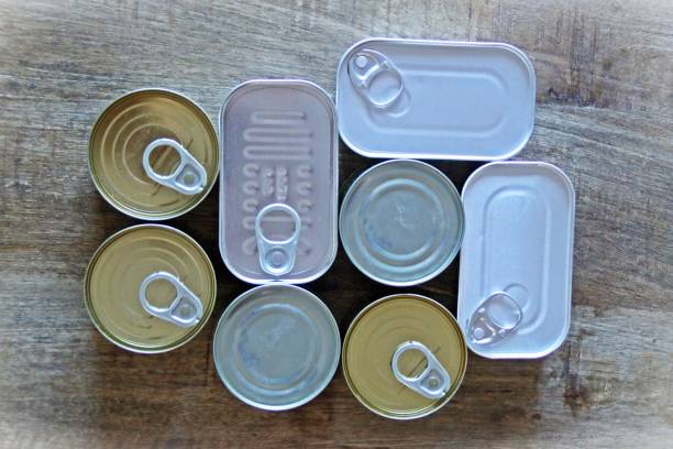 istock Canned food. Tinned food. 1214704600