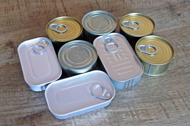 istock Canned food. Tinned food. 1214704614