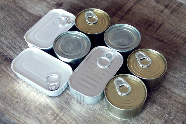 istock Canned food. Tinned food. 1214704616