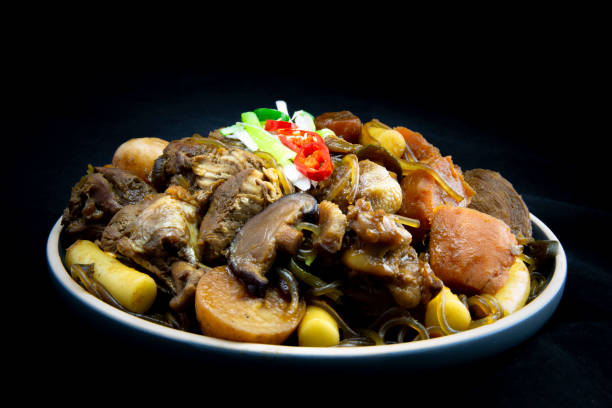 Stewed chicken with soy sauce