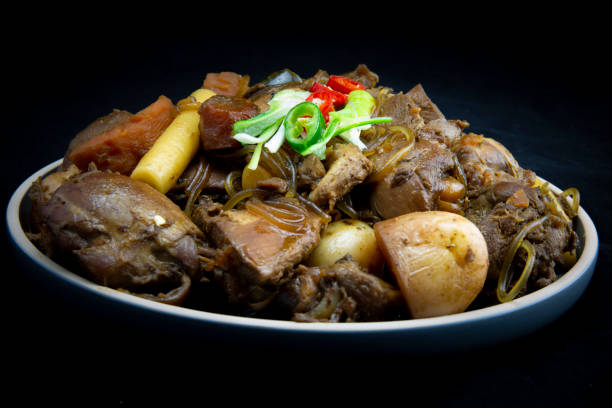 istock Stewed chicken with soy sauce 1214706096