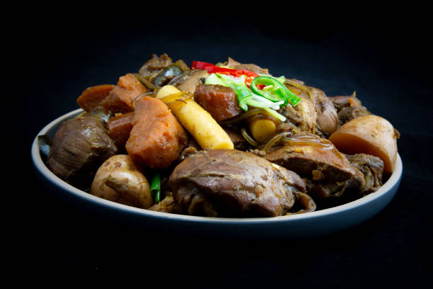 istock Stewed chicken with soy sauce 1214706130