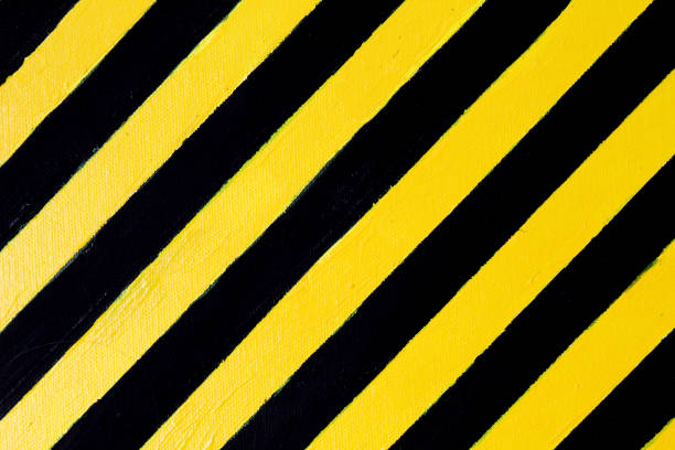 istock Hand drawn background black and yellow stripes of a bee. 1214706144