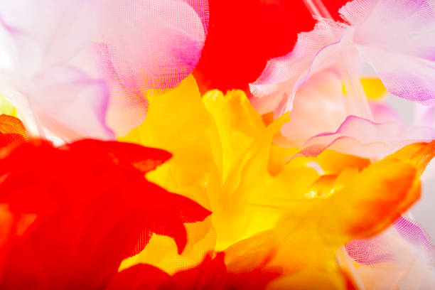 istock Abstract background of colorful artificial flowers 1214707961