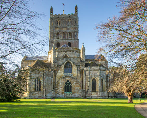 istock Tewkesbury Abbey Gloucestershire England 1214723425