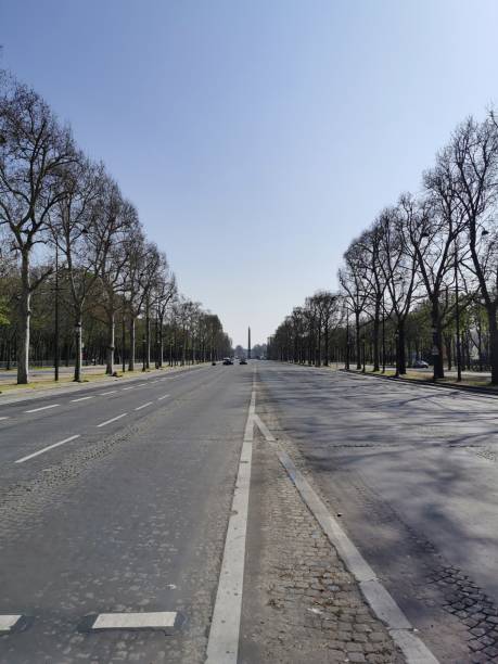 istock Paris empty lifeless apocalypse person 1214728019