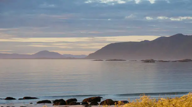 Photo of Seascape in Gimsoysand, Lofoten islands, Norway