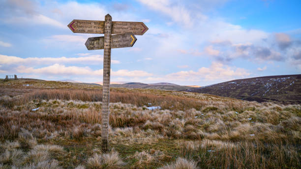 istock Signpost for Pennine Way on the Cheviot Hills 1214729814