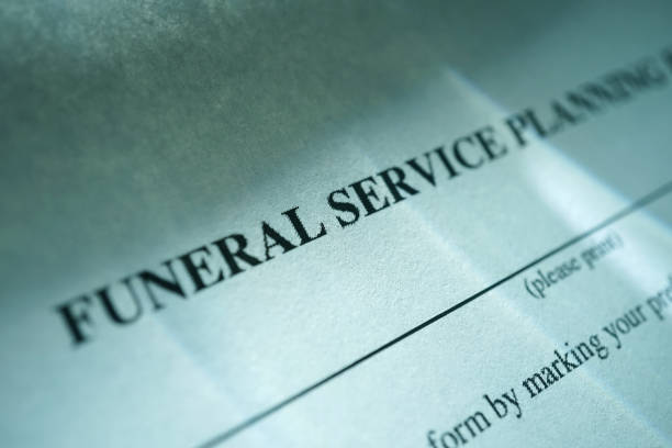 Funeral close up shot of funeral arrangement funeral planning stock pictures, royalty-free photos & images