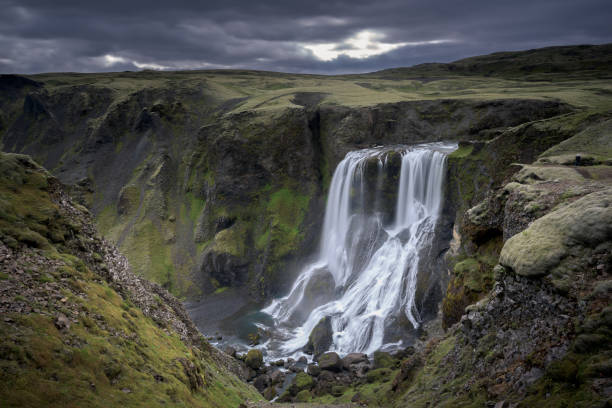 istock Fagrifoss waterfall in Iceland 1214758515