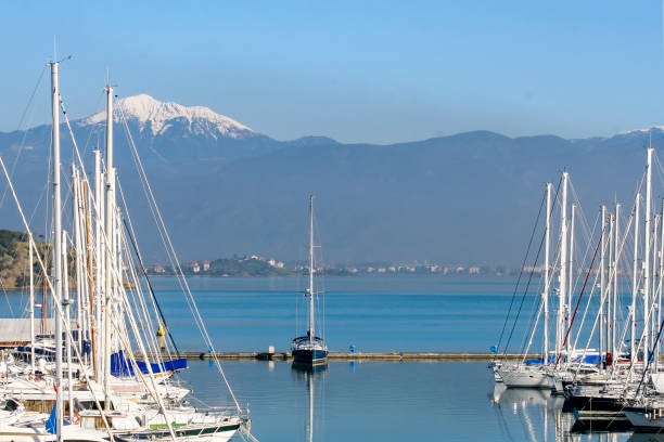 Fethiye Marina and mountain views