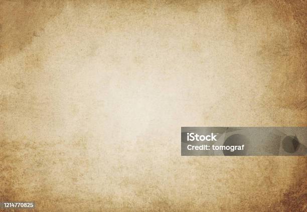 Brown Paper Background Stock Photo - Download Image Now - Paper, Textured, Textured Effect