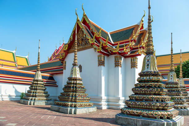 istock Temple of Reclining Buddha or Wat Pho complex in Bangkok 1214774834