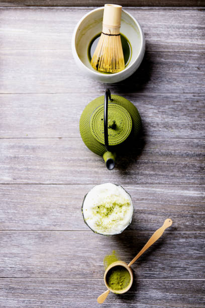 istock Peparation of Matcha tea 1214780294