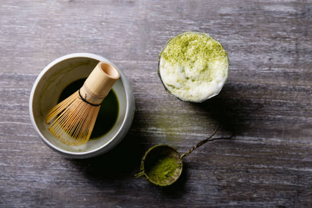 istock Peparation of Matcha tea 1214780307